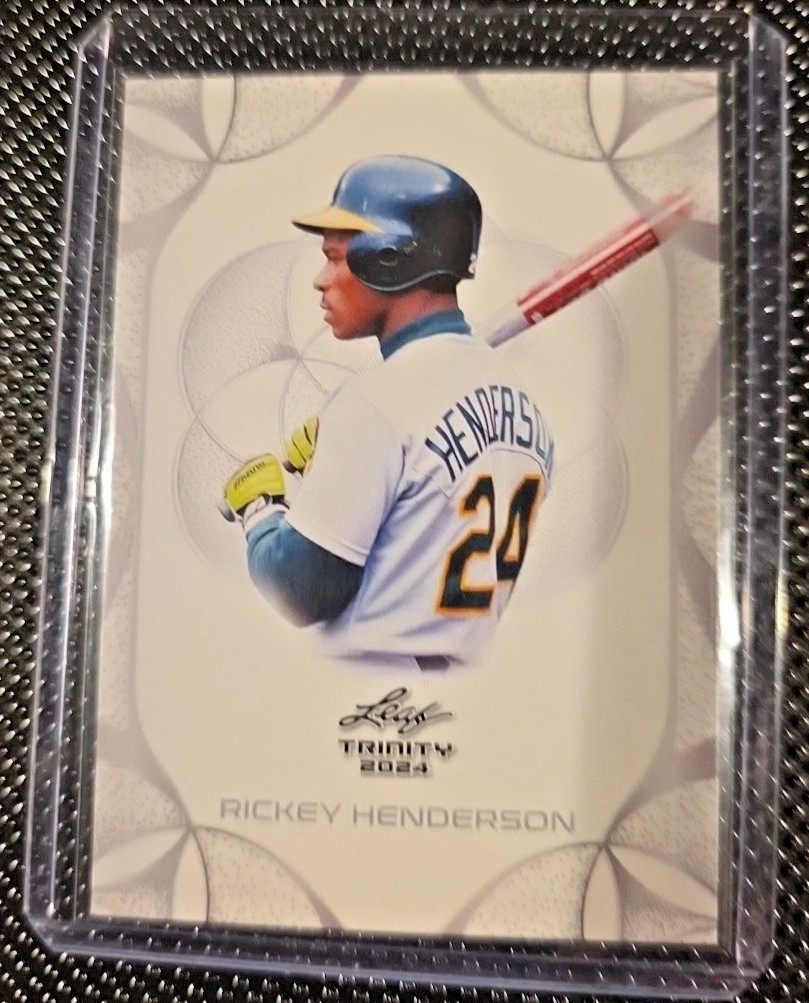 Rickey Henderson 2024 Leaf Trinity Mega Box #42
