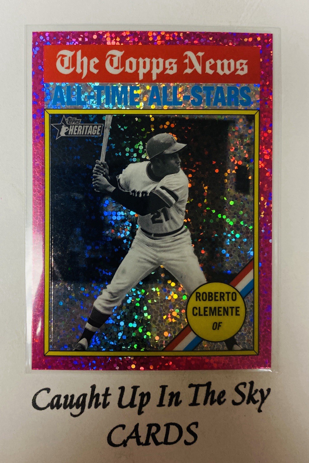 2025 Topps Heritage Pink Sparkle Singles–Pick Your Card–$1 Ships All You Pick