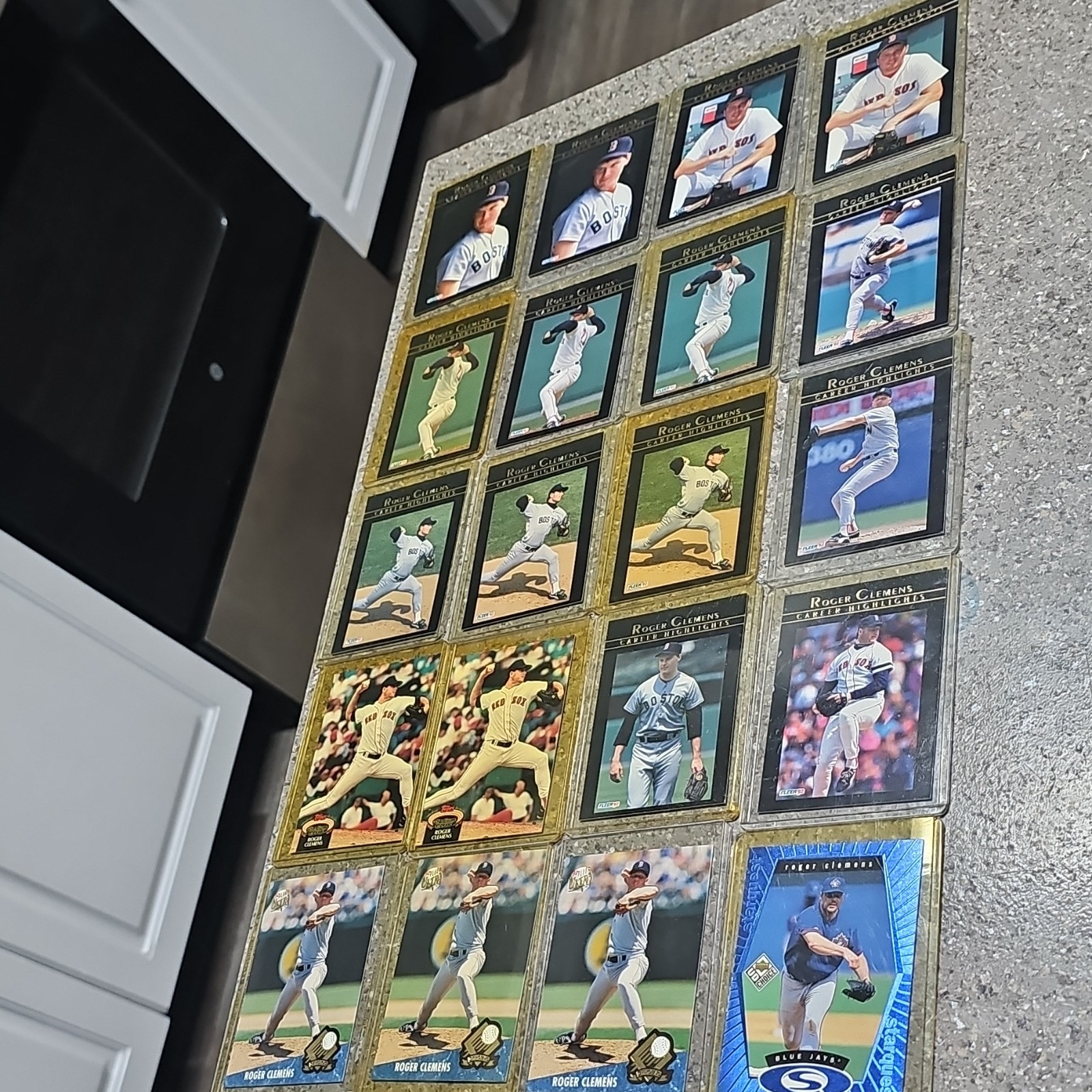 Roger Clemens collection of 20 cards. I pulled these all from packs myself.