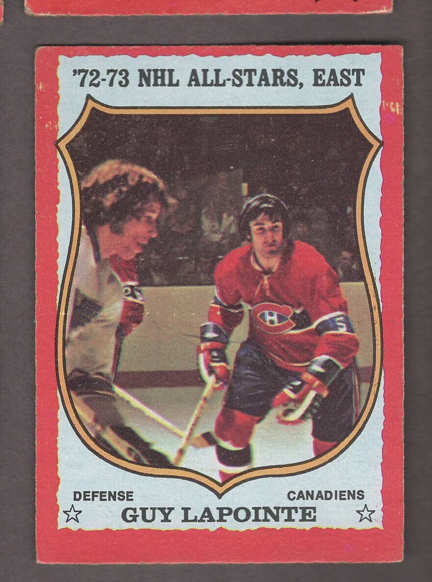 1973-74 OPC HKY #114 GUY LAPOINTE/CANADIENS EX/EX+