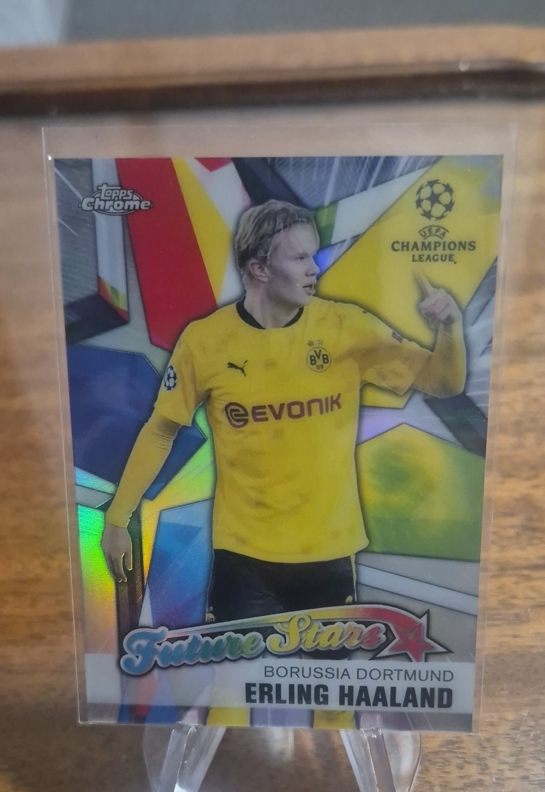 2020-21 Topps Chrome Uefa Champions League – Future Stars Erling Haaland #FS-EH