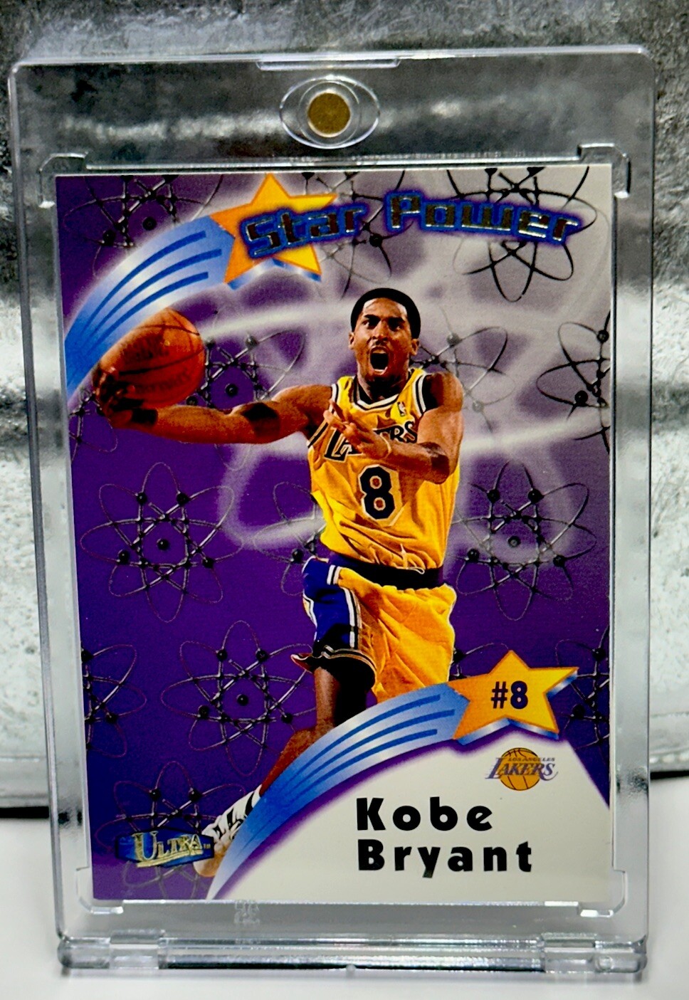 KOBE BRYANT CARD FLEER ULTRA CHROME FOIL SP INSERT RARE FLEER LAKERS JERSEY #8