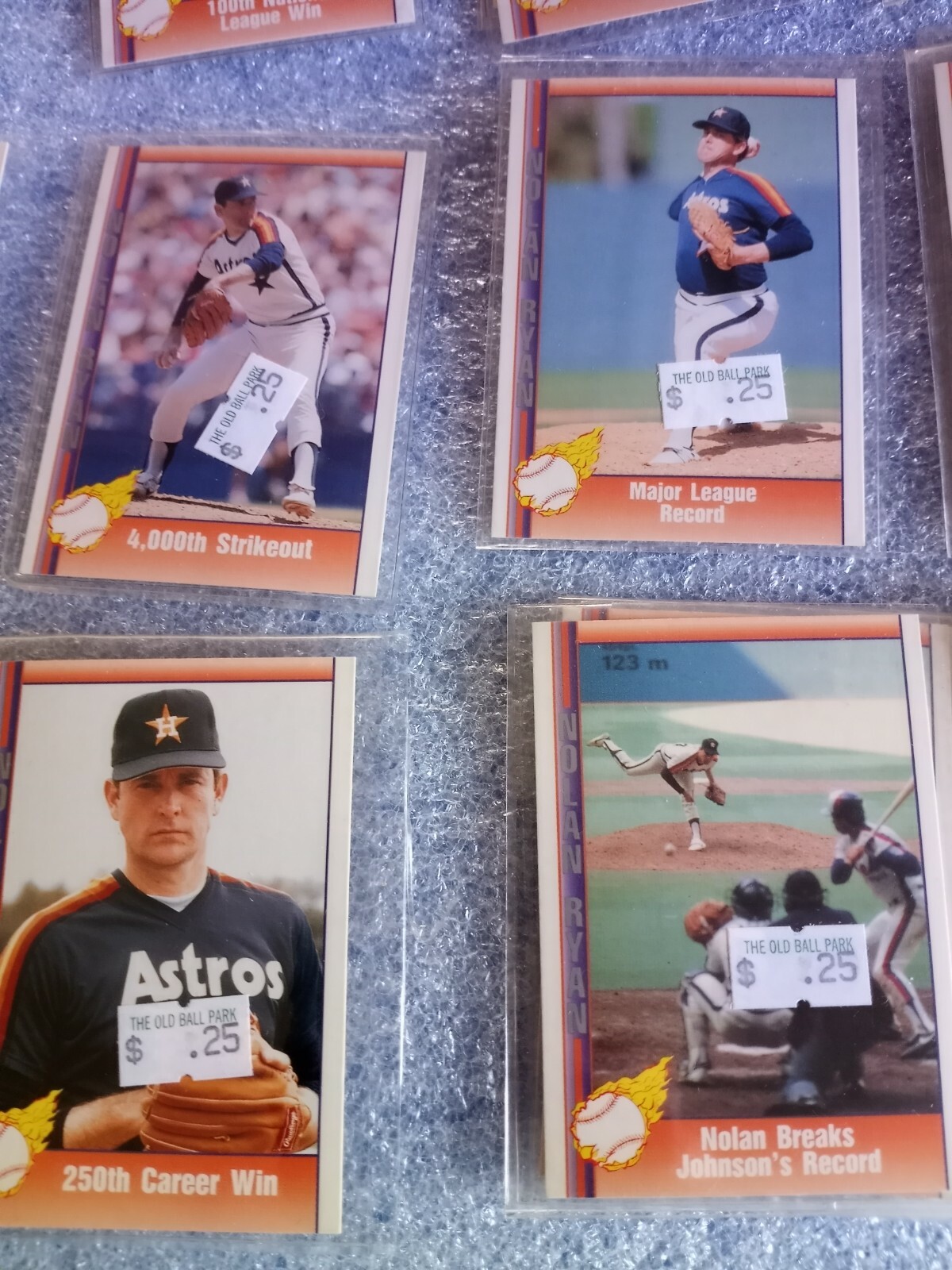 1991 Pacific Nolan Ryan Texas Express Singles You pick your cards