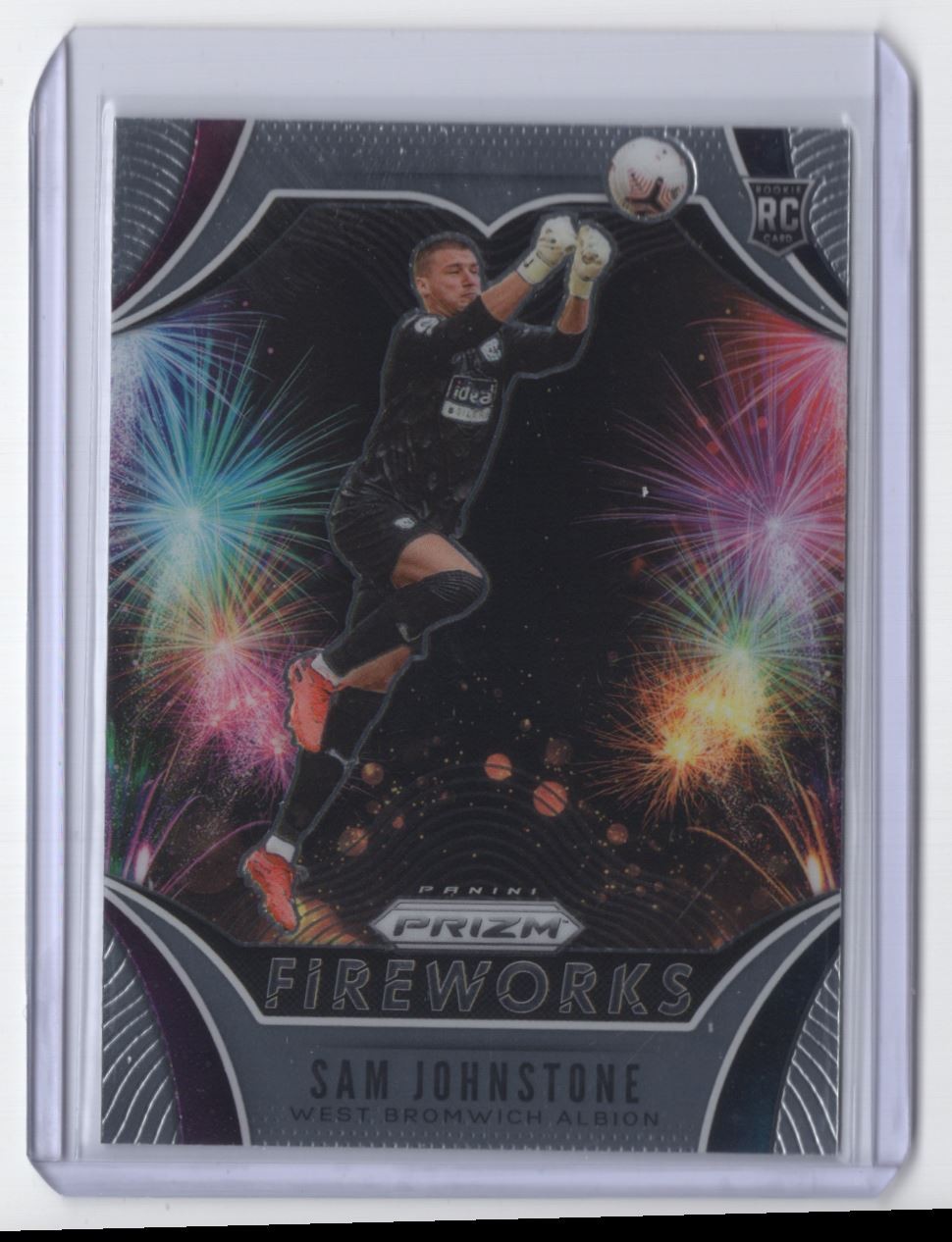 2020 Panini Prizm Premier League Fireworks Sam Johnstone West Bromwich Albion