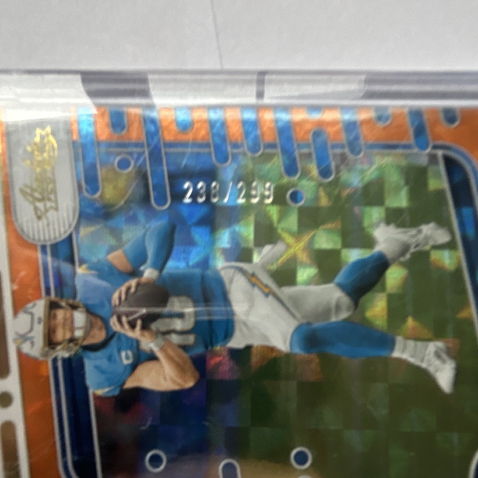 2024 Panini Absolute /299 Justin Herbert #57 Orange Mosaic Chargers NFL Football