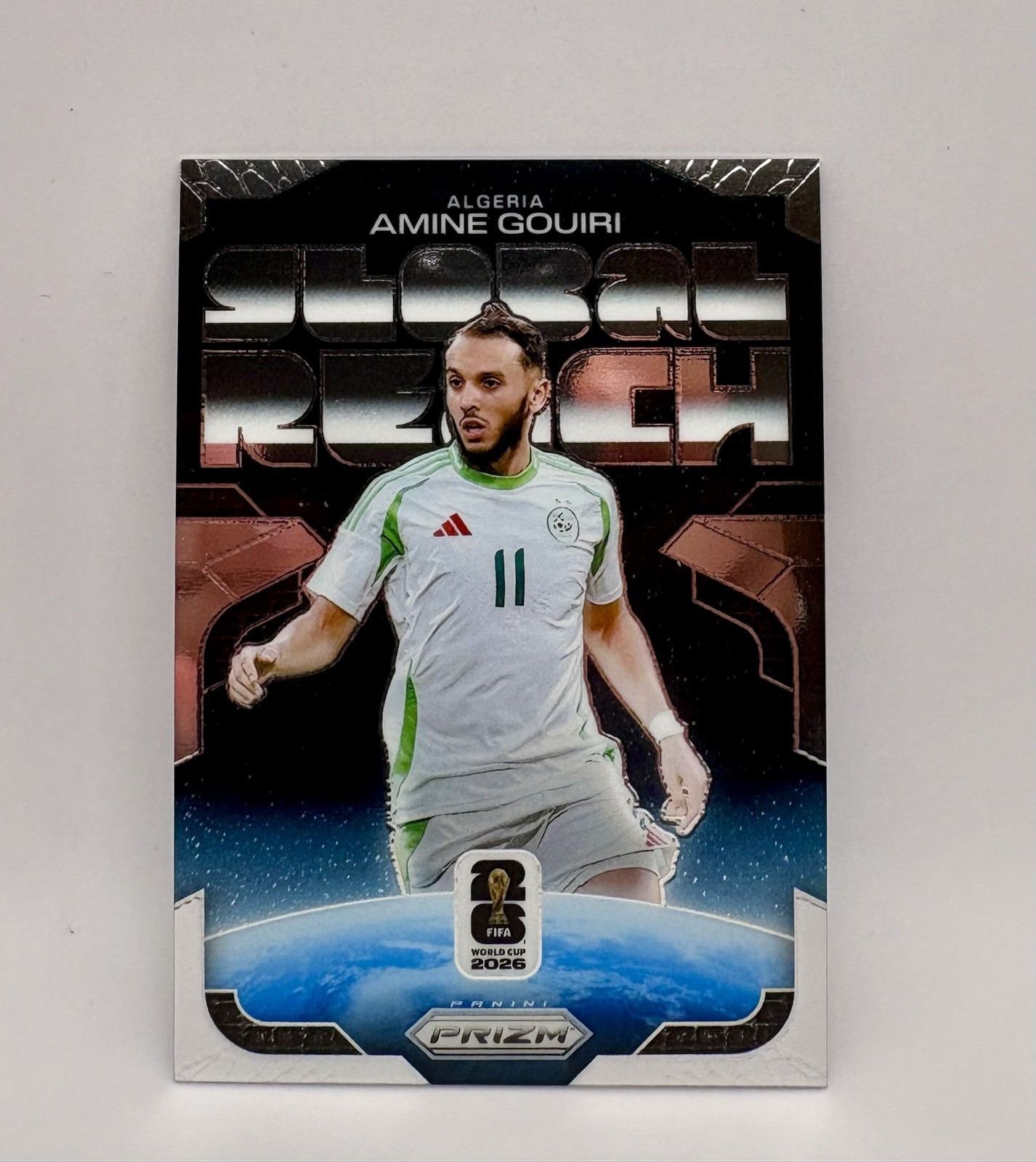 Amine Gouiri 2026 Prizm FIFA World Cup Global Reach #4 Algeria