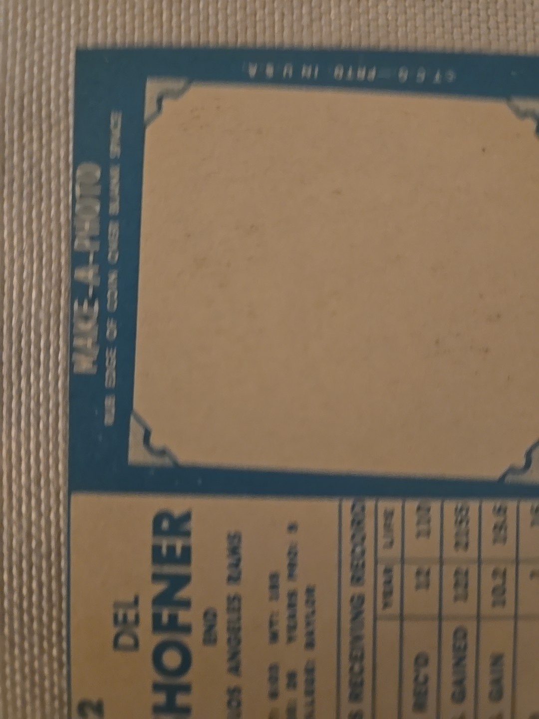 1961 Topps – Del Shofner #52 VG+