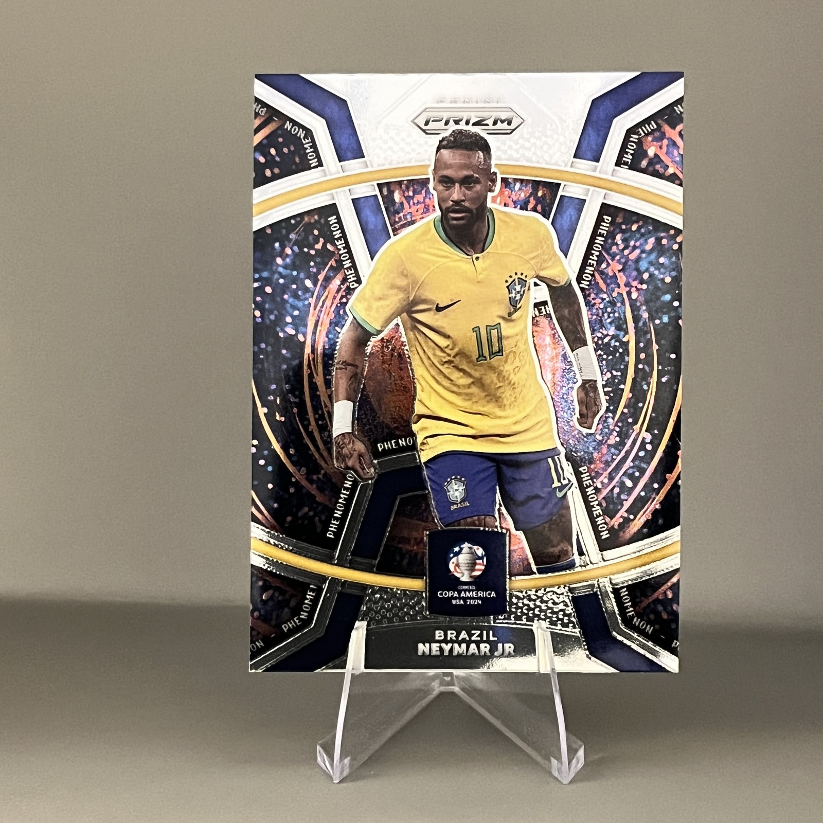 Neymar Jr 2024 Panini Prizm CONMEBOL Copa America Phenomenon #36 Brazil