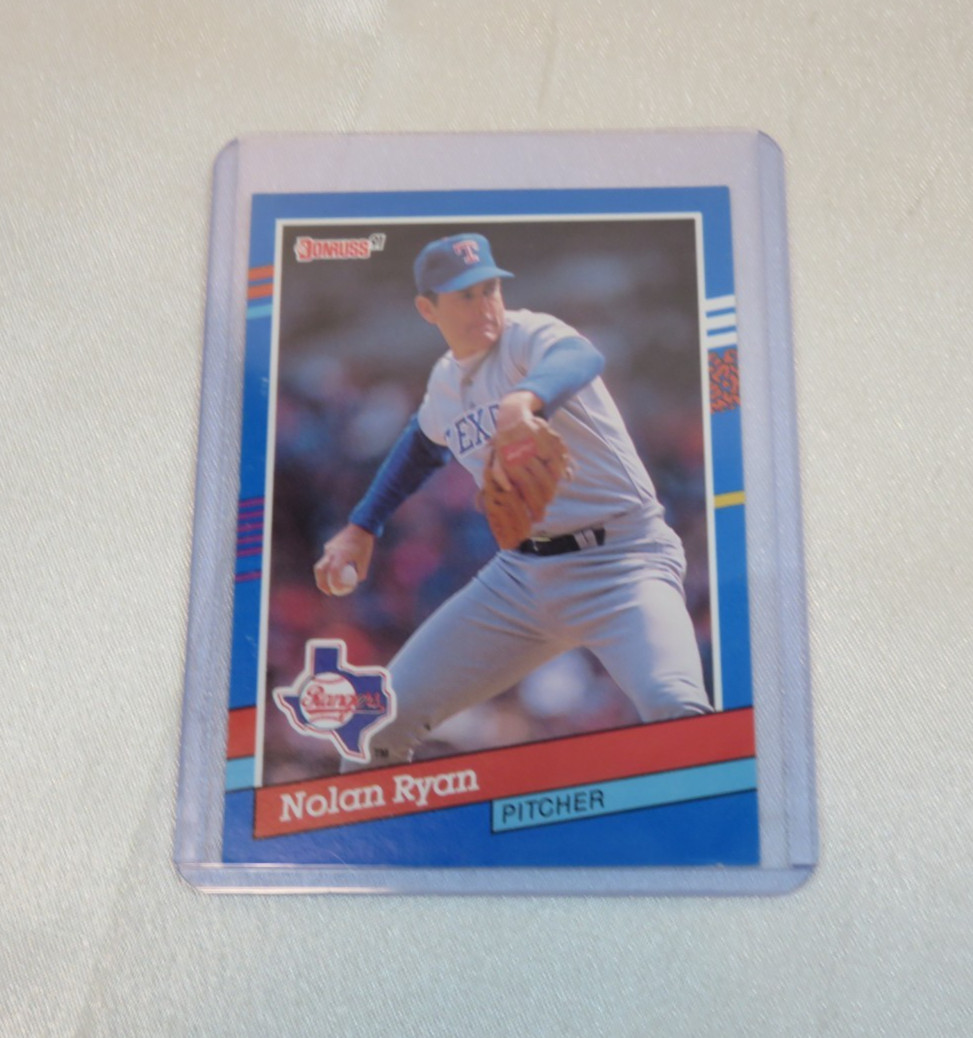 1991 Donruss Nolan Ryan MLB Card #89 – 35 PT Sleeve