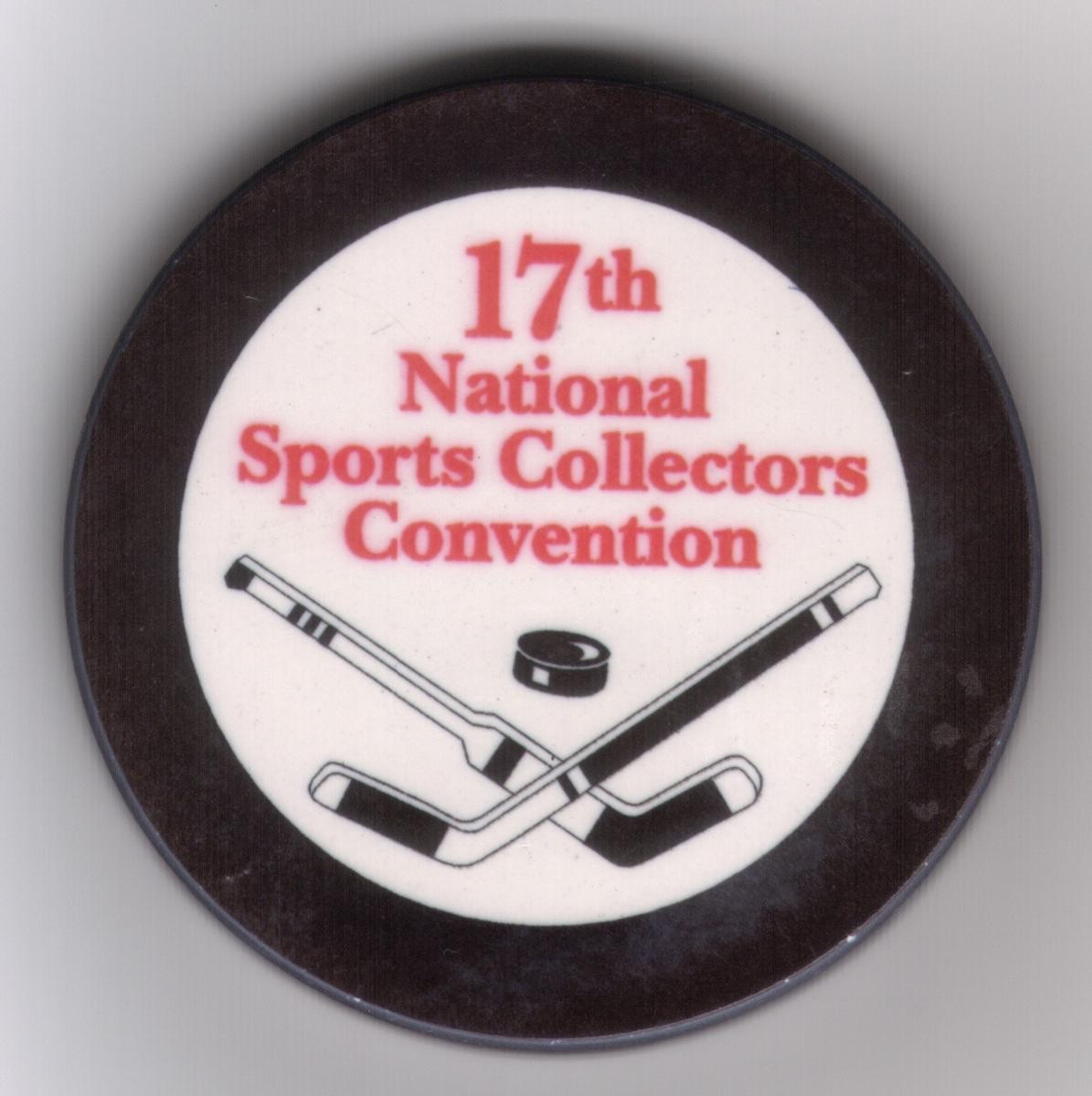 5m TelePUCK 17th National Sports Collectors Convention Hockey Phone Card