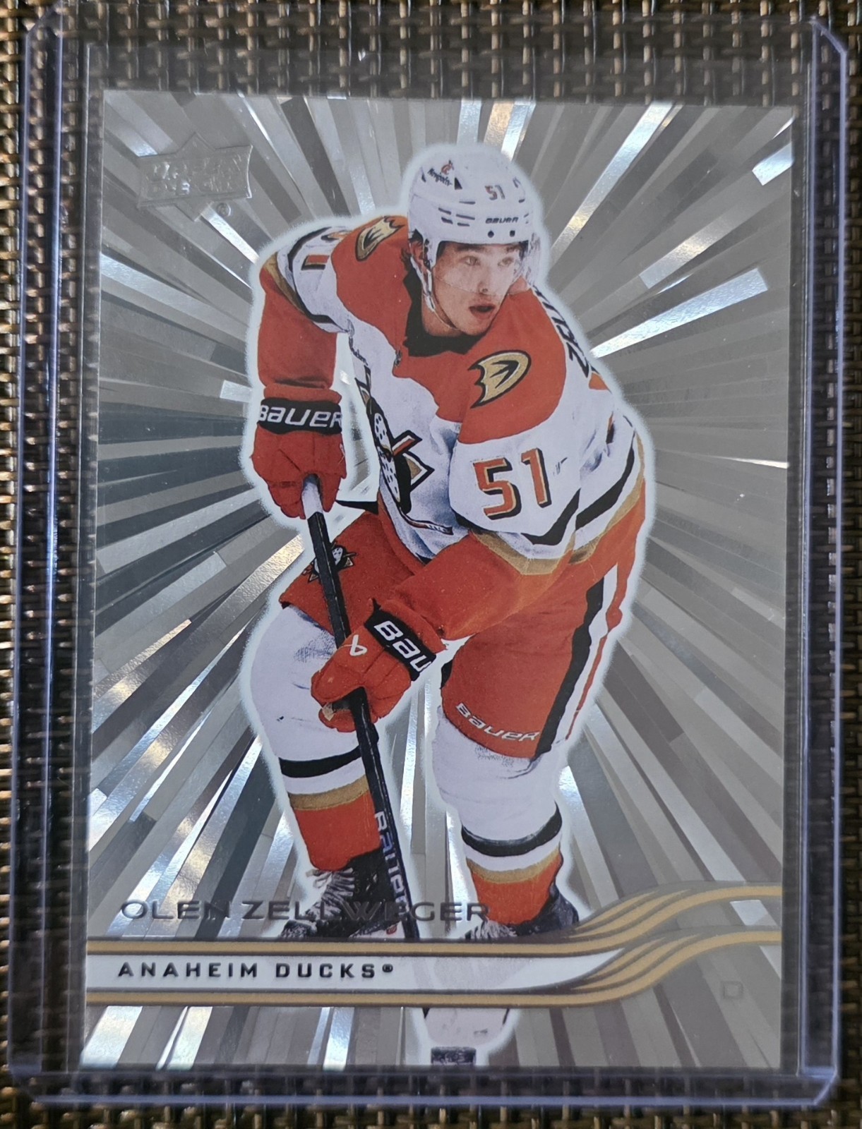 2025-26 UD Series 2 Base Silver Outburst #251 Olen Zellweger