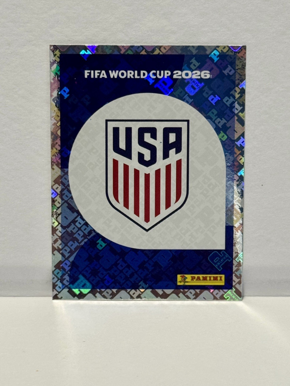 2026 Panini World Cup Sticker Team USA Logo Badge Holo Foil #USA