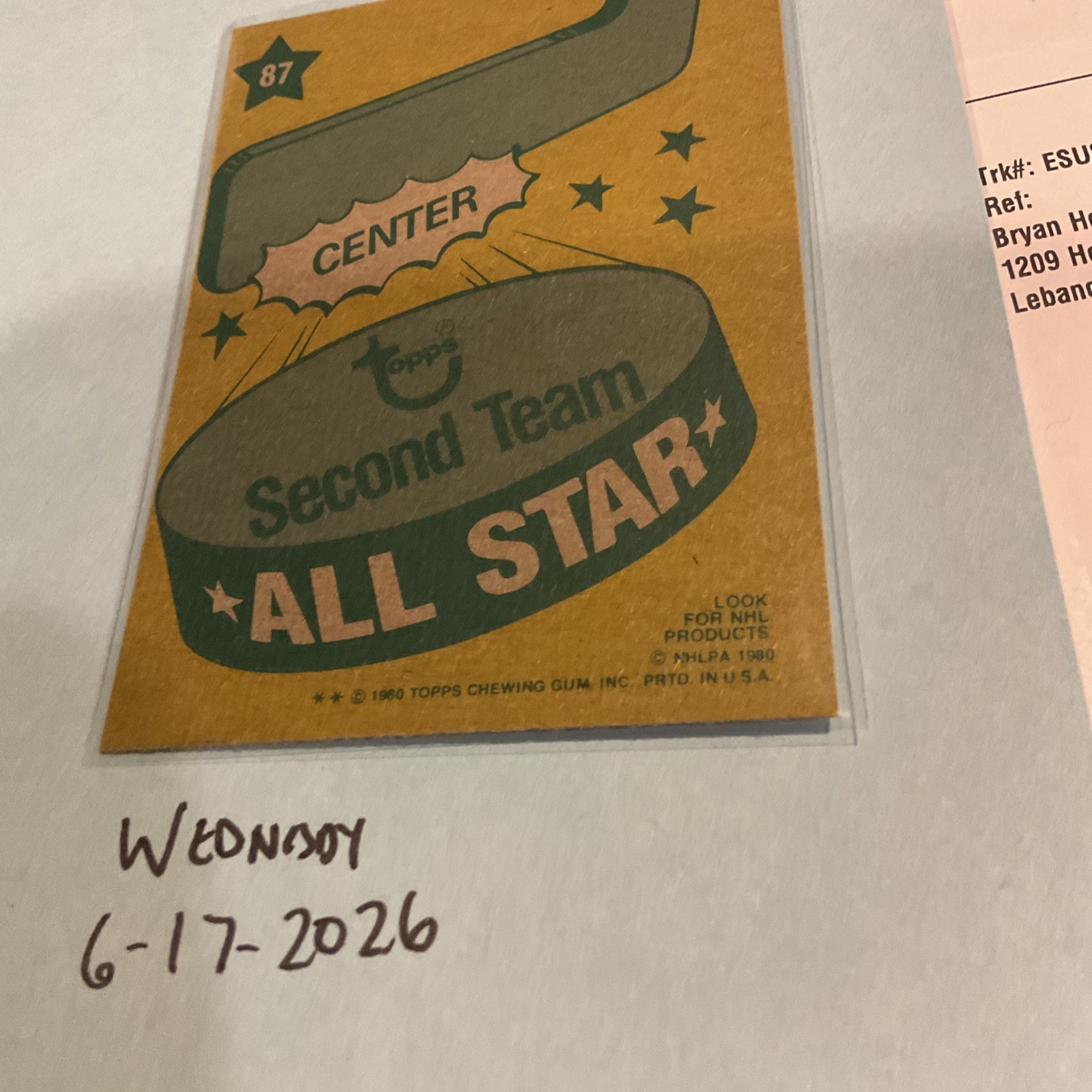 1980 Topps Wayne Gretzky #87 2nd Team All-Star Unscratched Hockey NHL Card