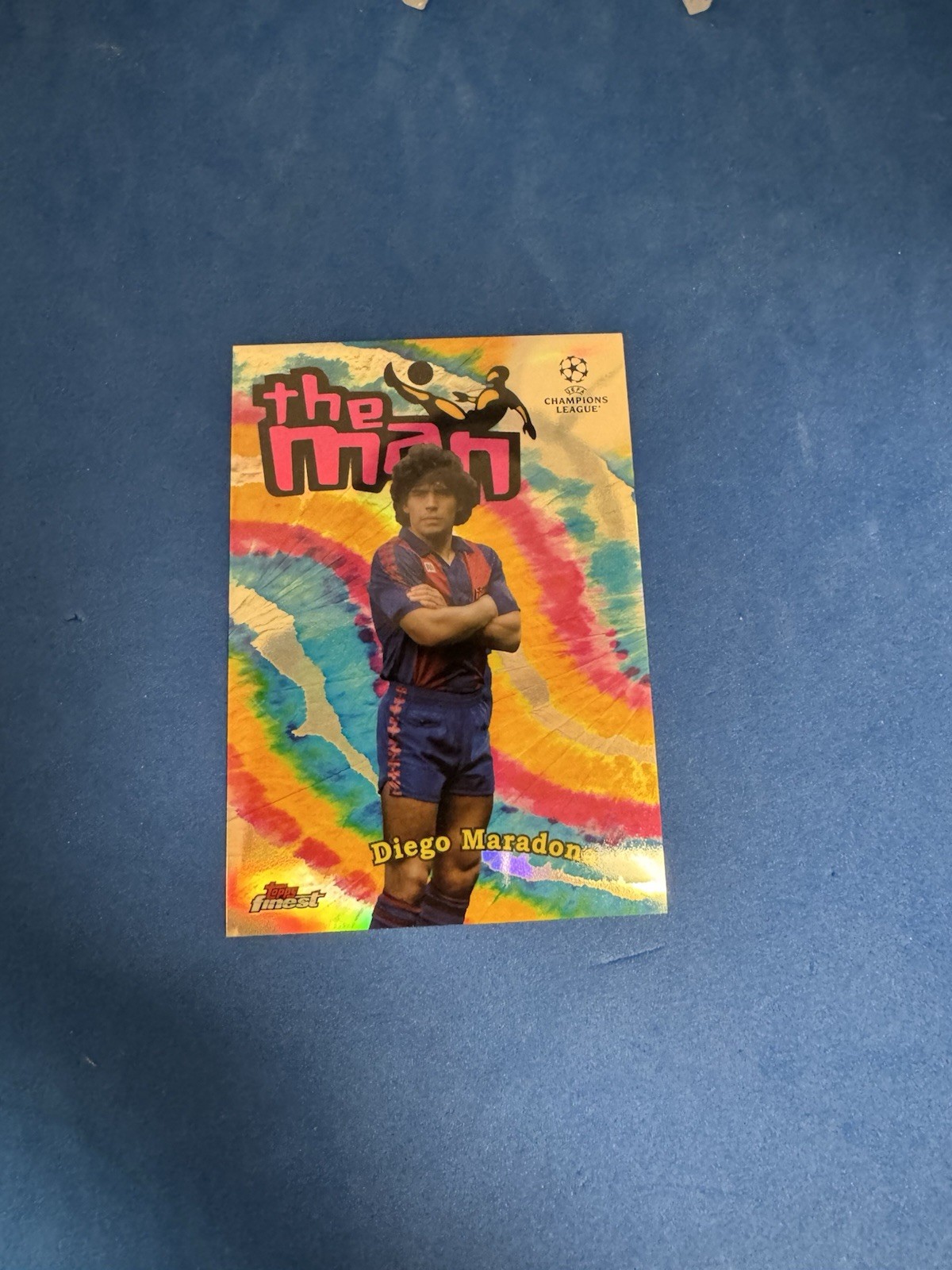 DIEGO MARADONA – 2024-25 Topps Finest UEFA – THE MAN (Case Hit) #TM-20