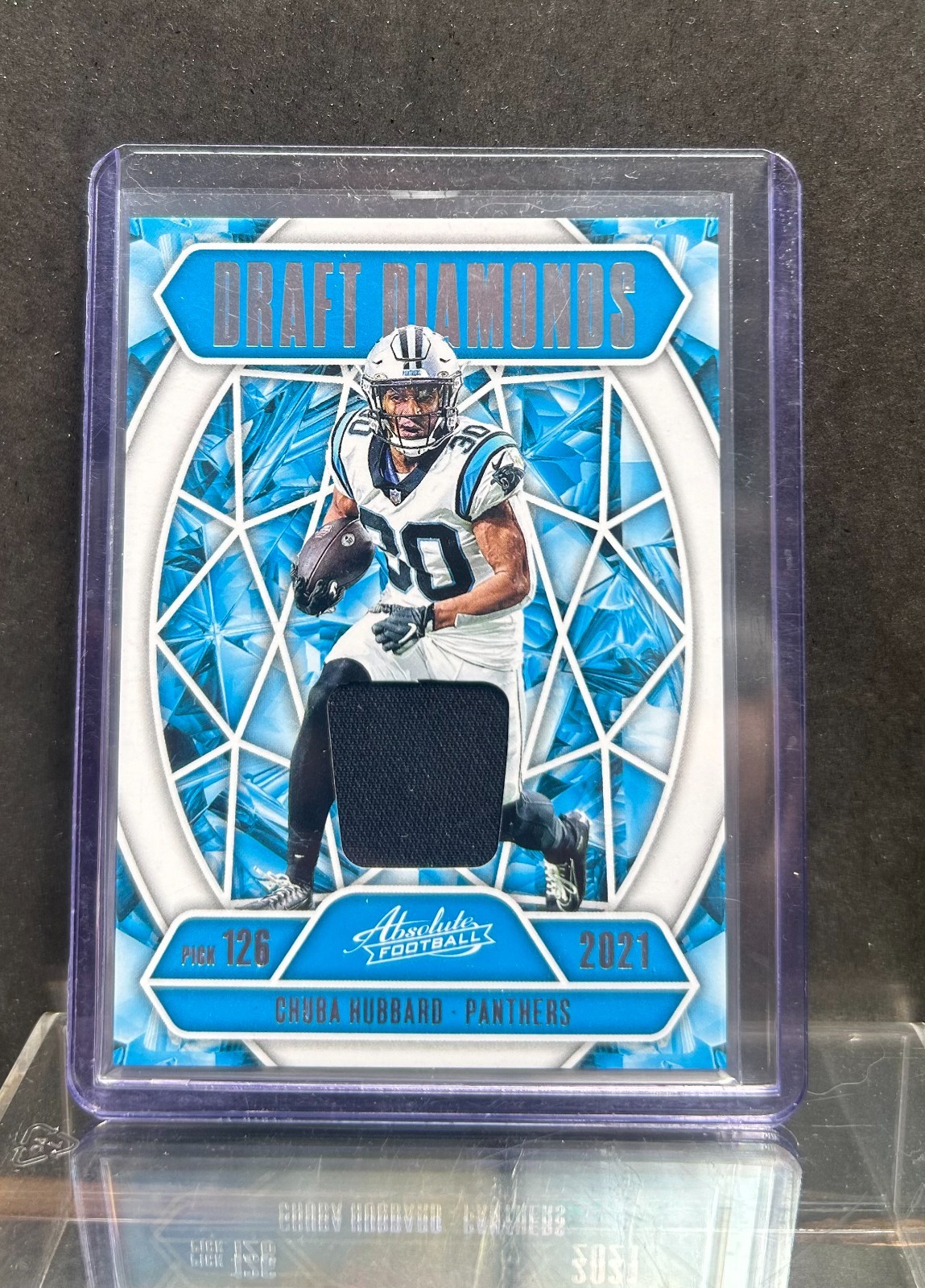 Chuba Hubbard – 2025 Panini Absolute – Draft Diamonds Jerseys #DDJ-CHU