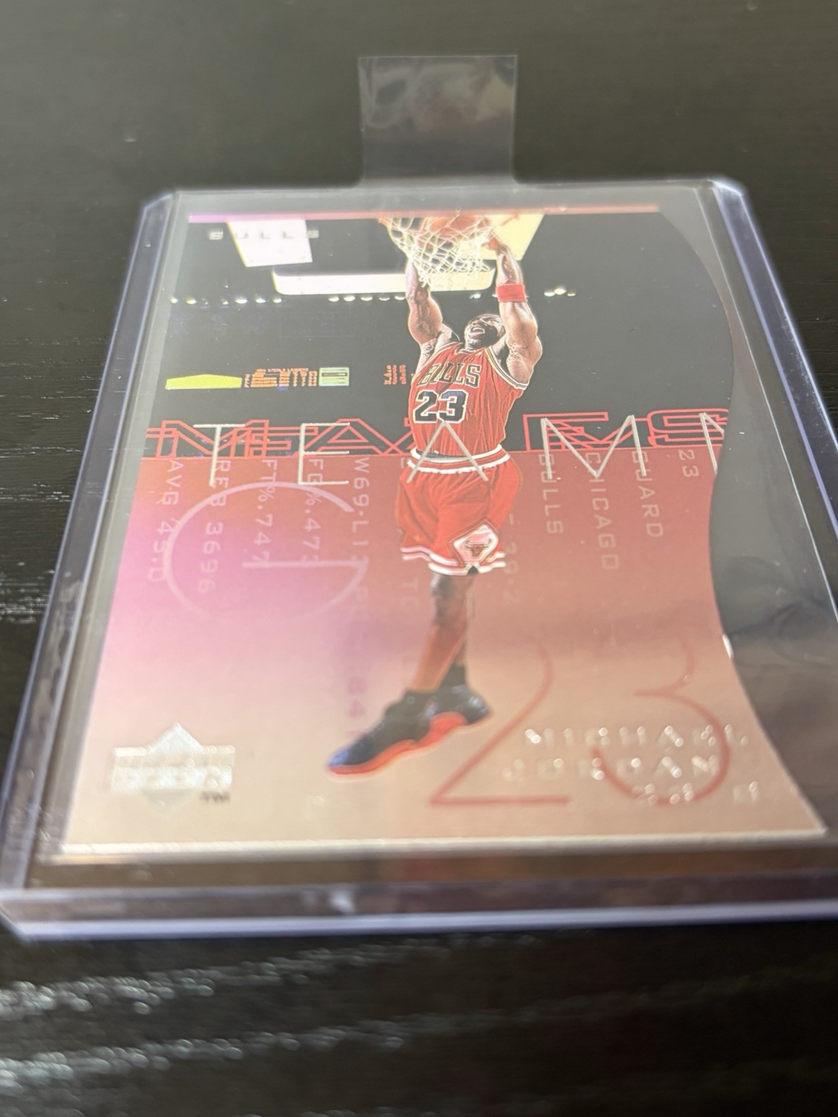 Michael Jordan Upper Deck 1997 Teammates Insert #T7 Chicago Bulls NBA