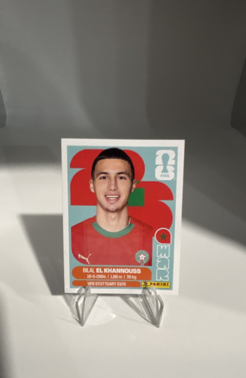 2026 Panini World Cup Sticker #6 Tunisia Yassine Meriah