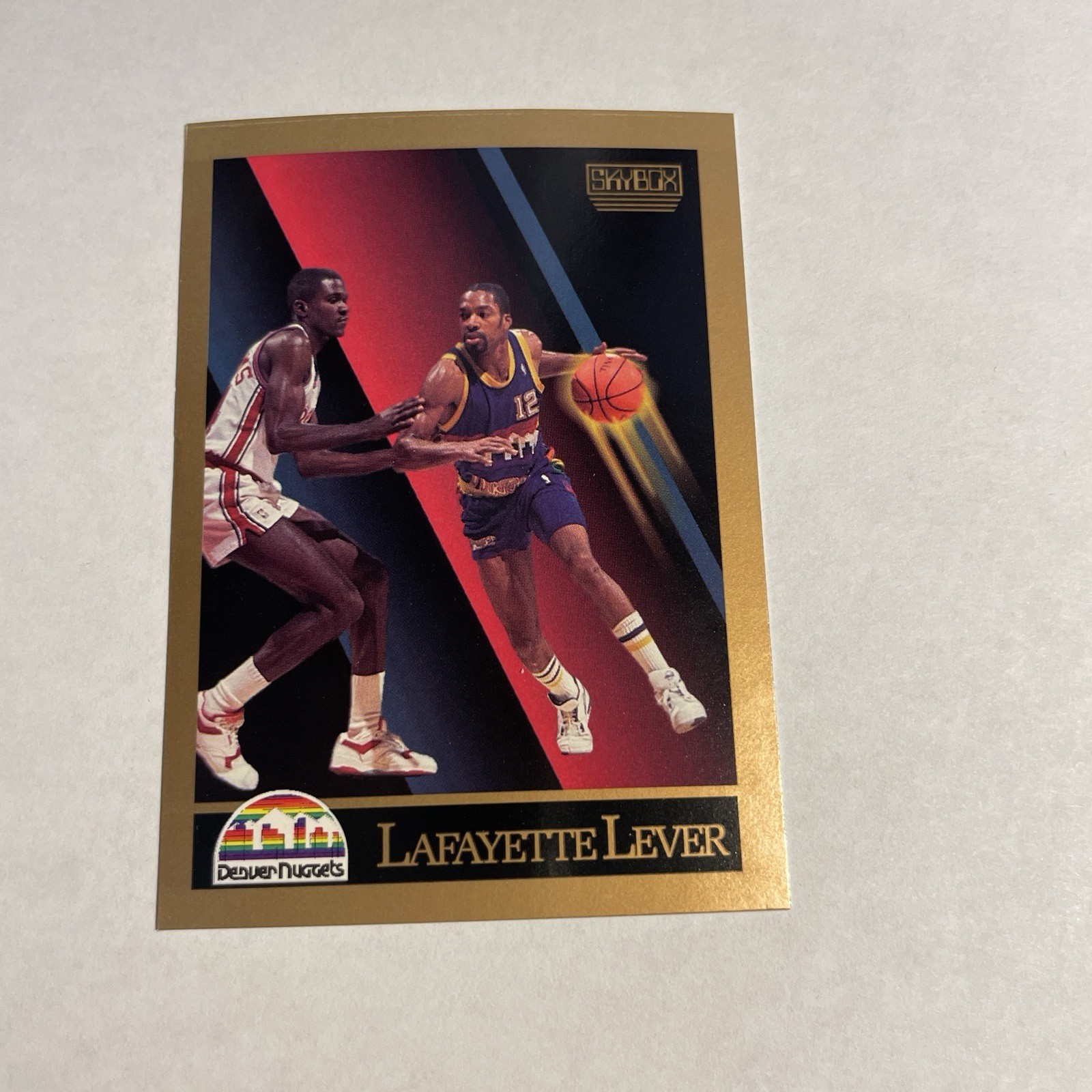 1990-91 SkyBox #78 Lafayette Lever
