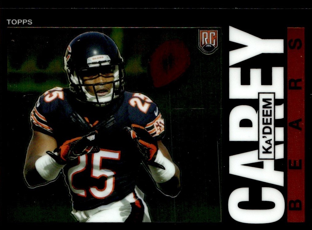 2014 Topps Chrome 1985 Ka’Deem Carey Rookie Chicago Bears #27