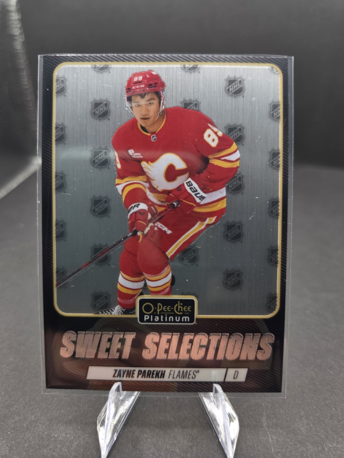 2025-26 Zayne Parekh OPC Platinum Sweet Selections Rookie Flames SS-11