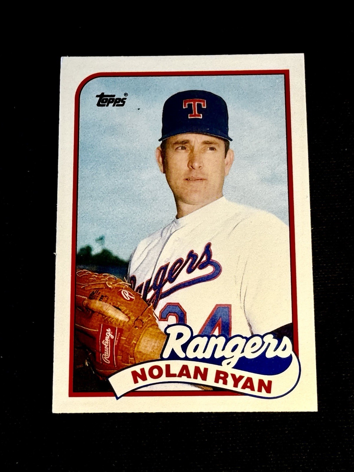 1989 Topps Traded Nolan Ryan #106T Texas Rangers MLB HOF ICON Most Strikeouts