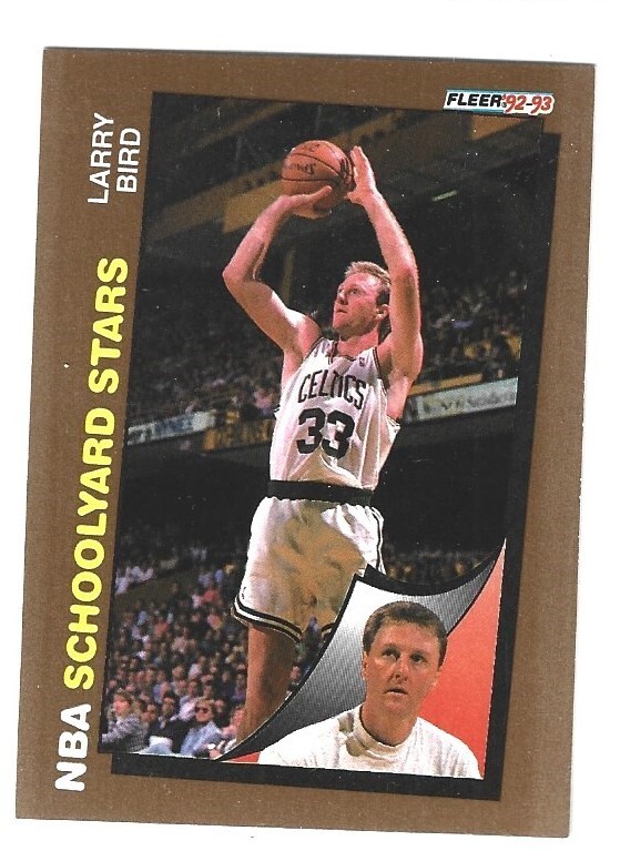 D 1992-93 Fleer Basketball Larry Bird Celtics #256 NRMT