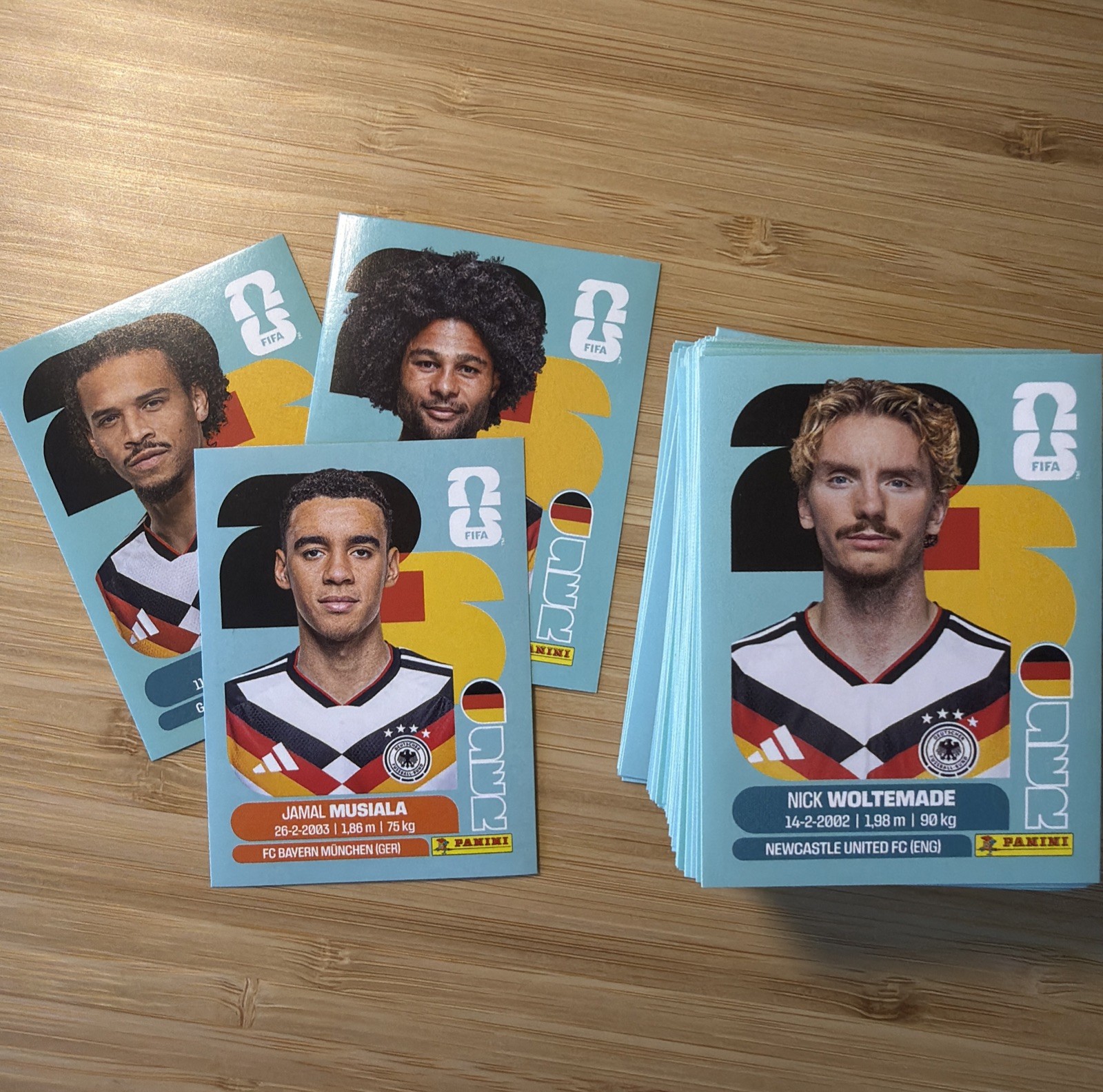 Panini FIFA World Cup 2026 Album – GERMANY SINGLE STICKERS – FREE SHIPPING