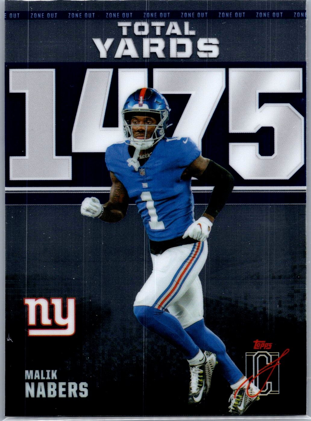 Malik Nabers New York Giants Football