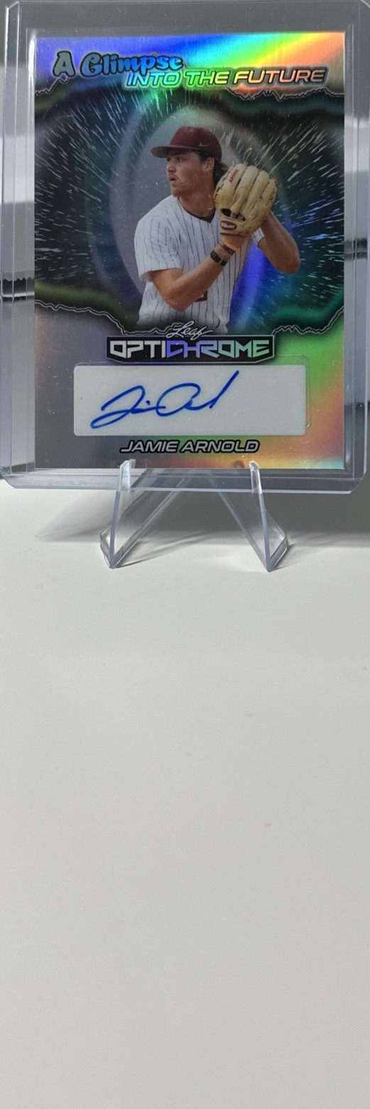 2025 Leaf Optichrome Jamie Arnold Silver Auto 10/10- A Glimpse Into The Future