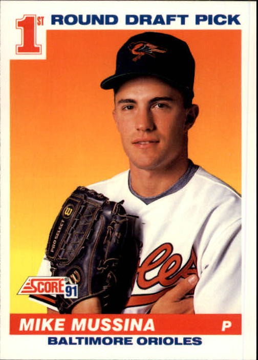 1991 Score #383 Mike Mussina RC Rookie Card