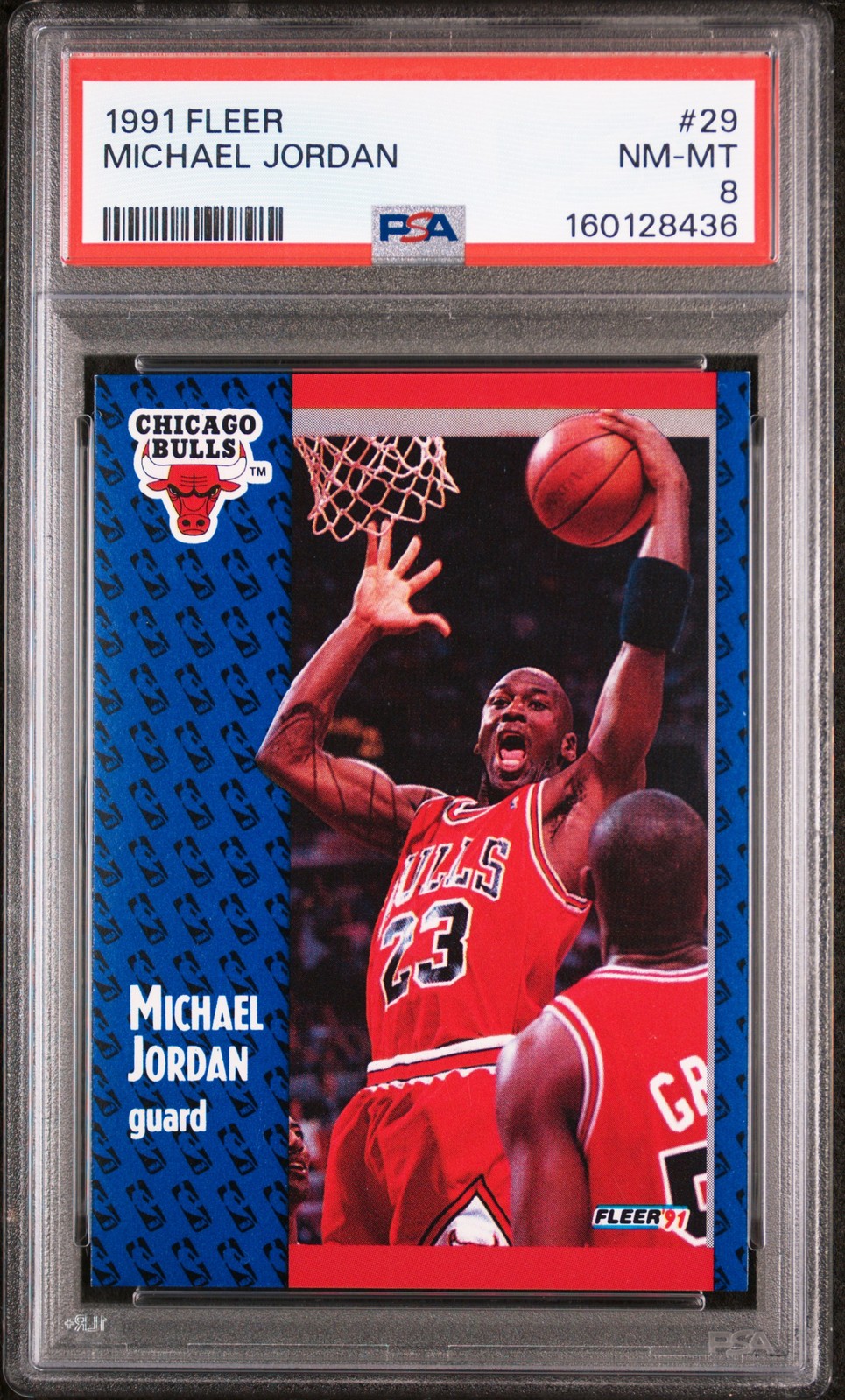 #29 Michael Jordan 1991-92 Fleer PSA 8