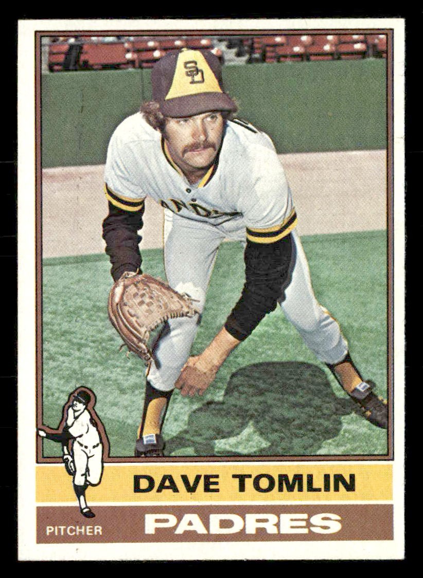1976 Topps #398 Dave Tomlin NM – MT