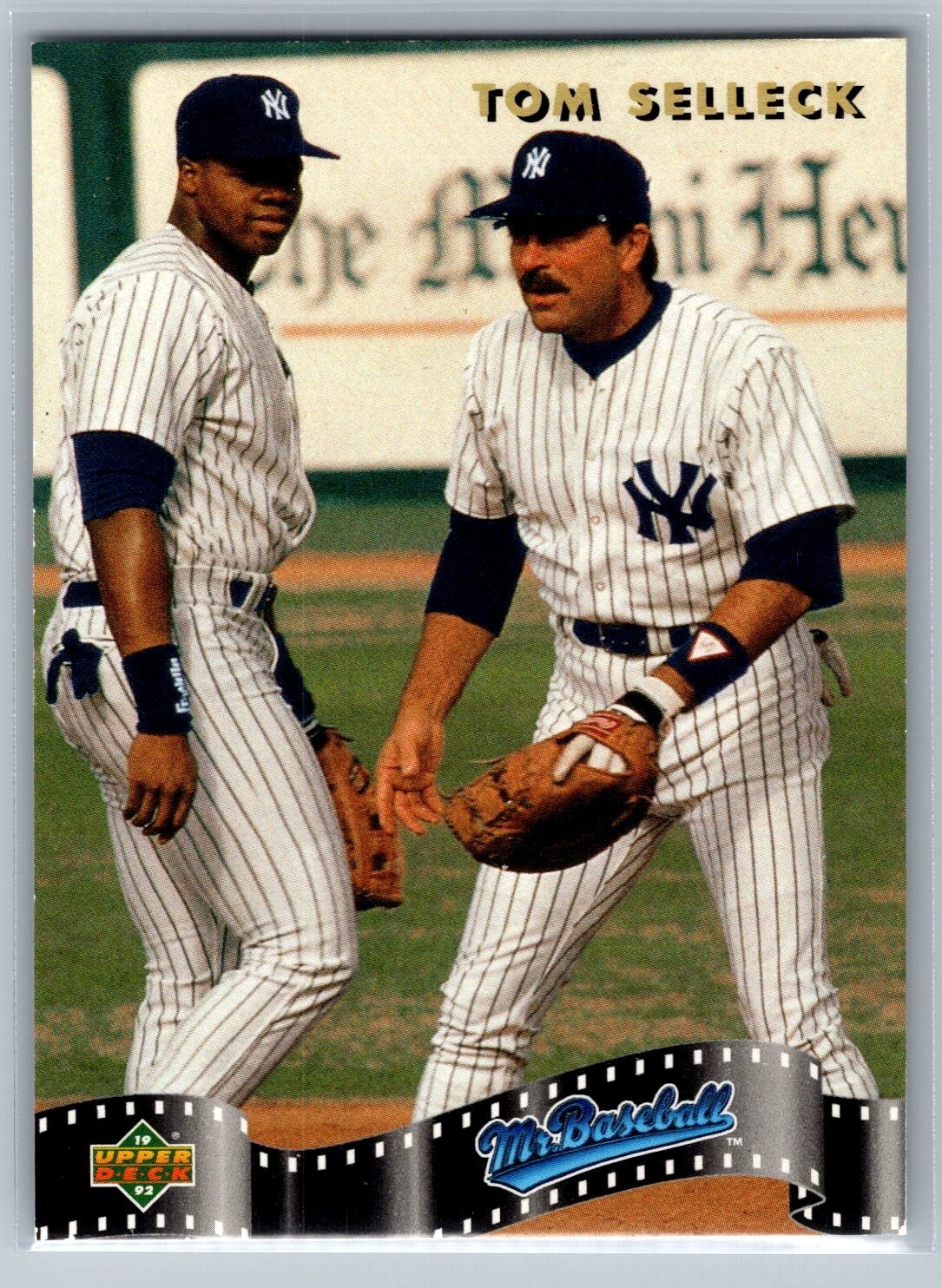 1992 Upper Deck – Specials Mr. Baseball Tom Selleck, Frank Thomas #SP4