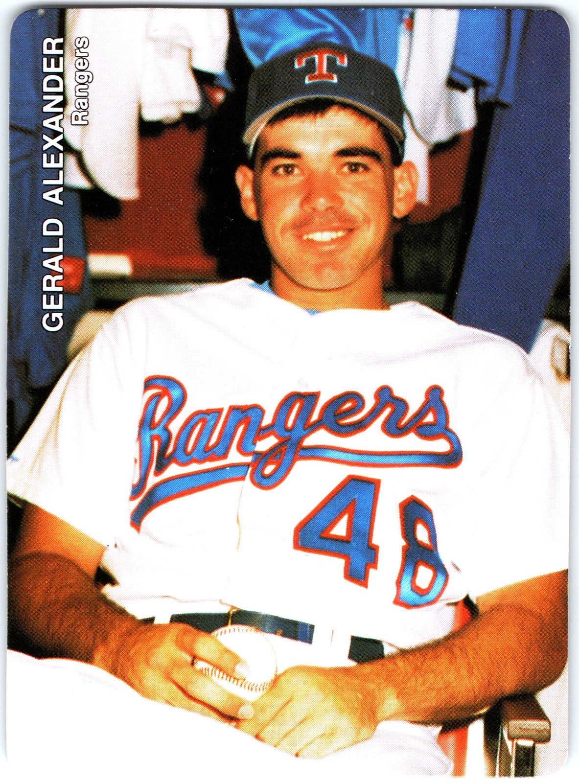 1991 Mother’s Cookies Texas Rangers #27 Gerald Alexander