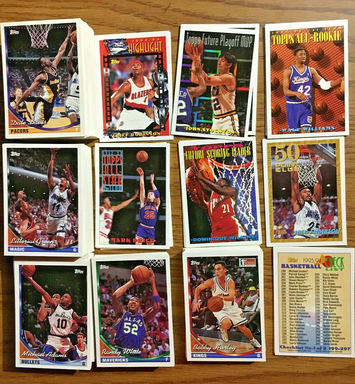 1993-94 Topps Base Basketball NBA Pick and Choose Your Card PYC Cards 201-396