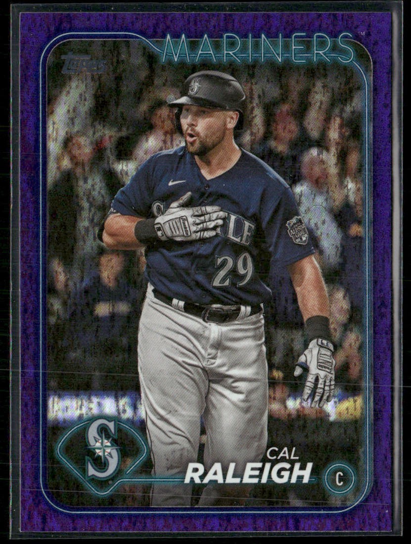 Cal Raleigh 2024 Topps Purple Foil 675/799 #122