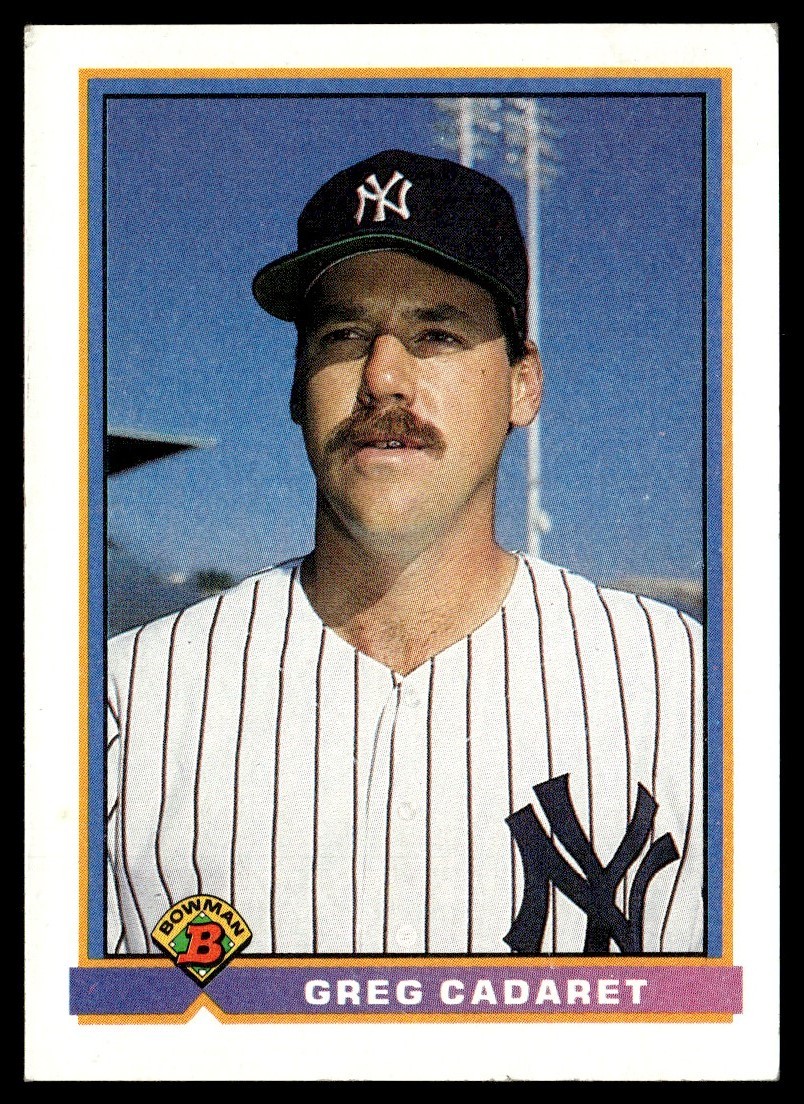 1991 Bowman Greg Cadaret New York Yankees #157