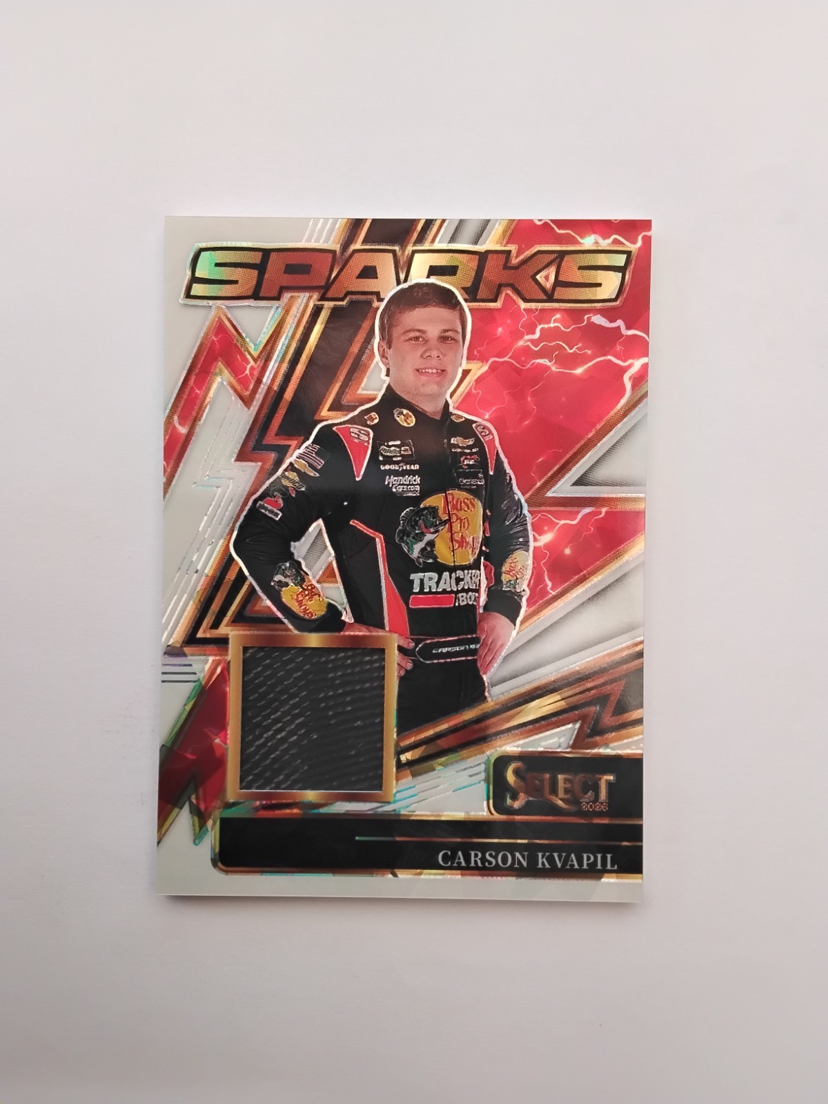 2025 Panini Select Sparks Carson Kvapil Black Patch SP-CKP