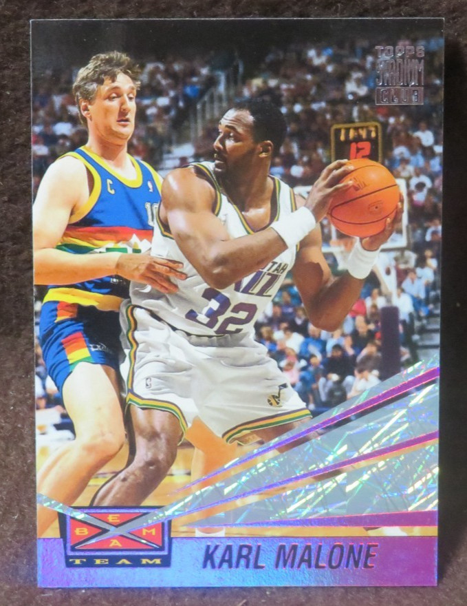 14170 1993 STADIUM CLUB BEAM TEAM KARL MALONE #9
