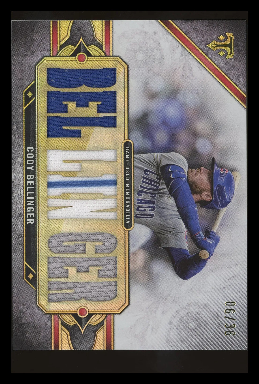 Cody Bellinger 2024 Topps Triple Threads Relic /36 Game-Used Material TTR-BEL1
