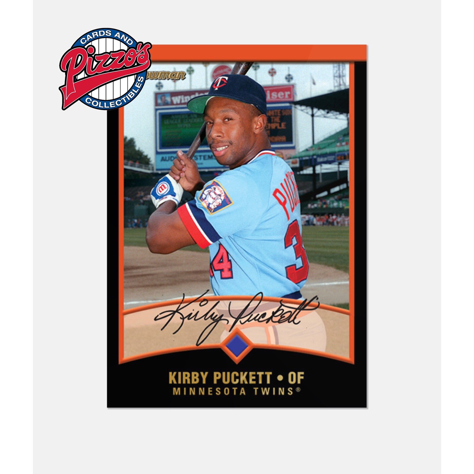 2022 Throwback Thursday Set #17 – 2001 Bowman Card 51 Kirby Puckett In Hand