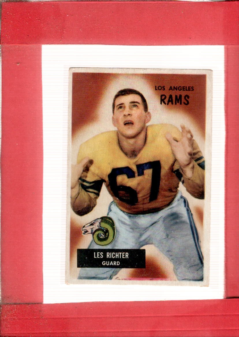 1955 Bowman #82 Les Richter VG/EX Very Good/Excellent Rams ID:72194