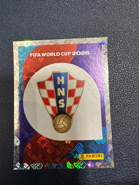 2026 Panini FIFA World Cup Sticker Croatia Team Logo #CRO 1 -US Edition