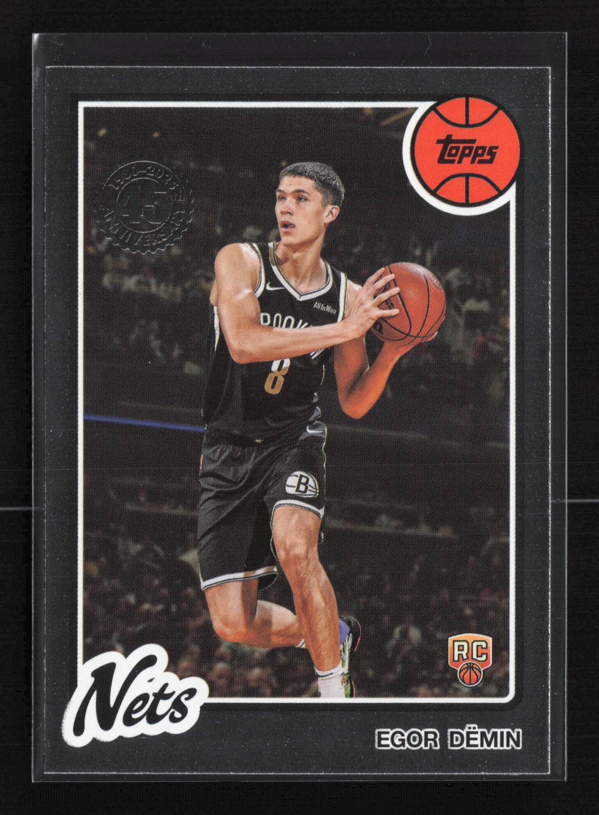 2025-26 Topps #80BK-55 Egor Dëmin 1980-81 Topps Basketball Brooklyn Nets