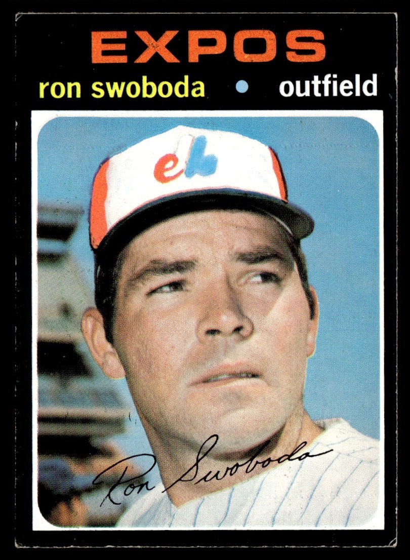 1971 Topps Baseball Card Ron Swoboda Montreal Expos #665 EX-MT