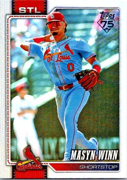 Masyn Winn Series 2 Foil Refractor 2026 Topps Free Shipping Cardinals #526