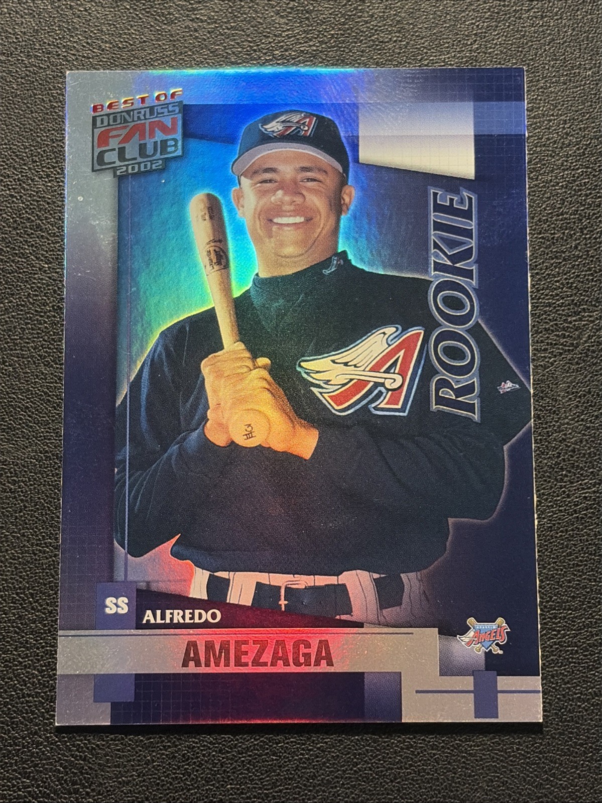 2002 Donruss Best of Fan Club ALFREDO AMEZAGA RC #’d 557/1350 #254