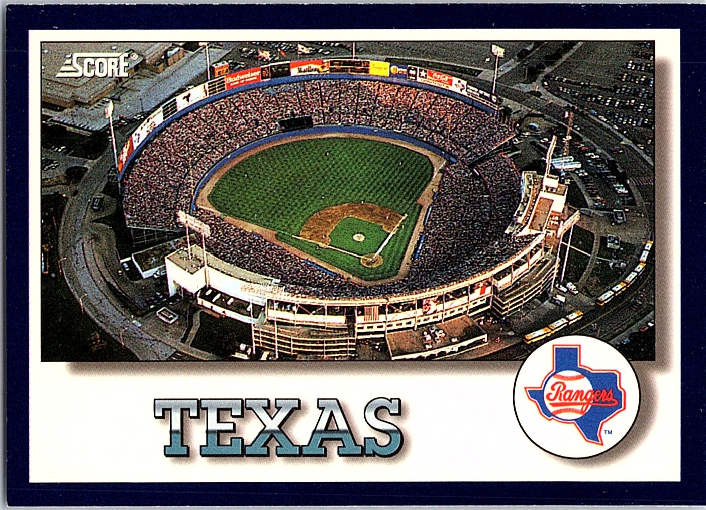 Texas Rangers 1994 Score #329 Texas Rangers