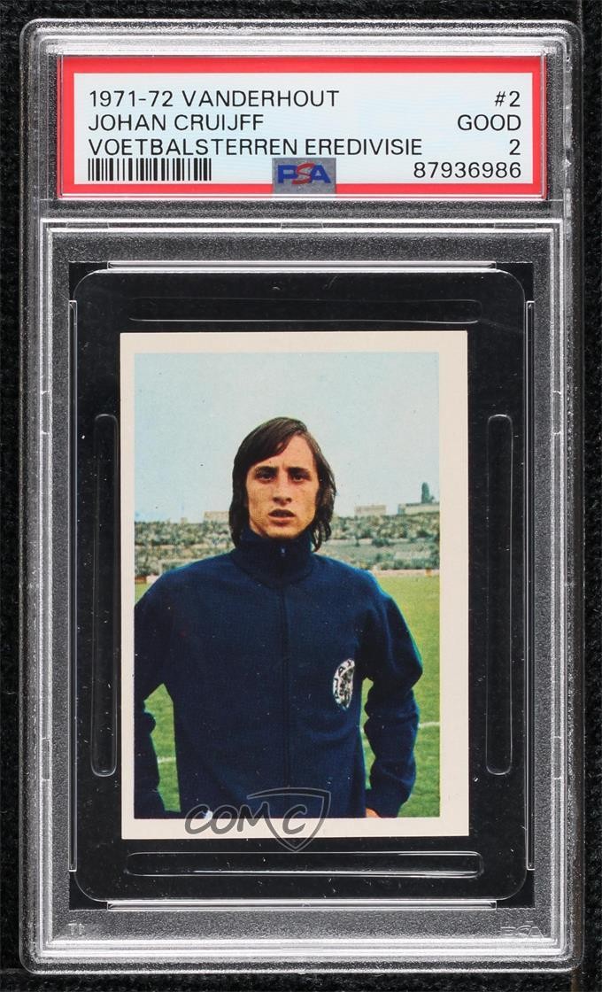1971 Voetbalsterren Eredivisie Johan Cruyff (Name Misspelled as Cruijff) #2 0v5e