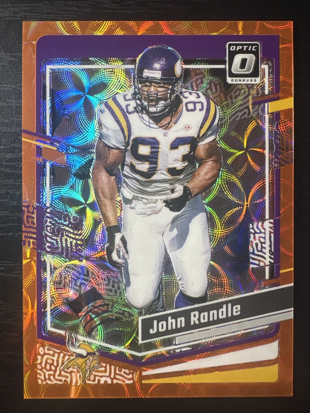 2023 Panini Donruss Optic John Randle #124 Orange Scope Prizm /79